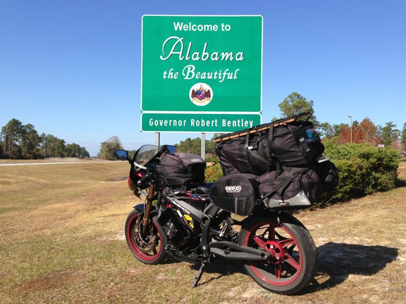 Путешествие Терри Хершнера на электроцикле Zero S 2012: 5 600 км за шесть дней