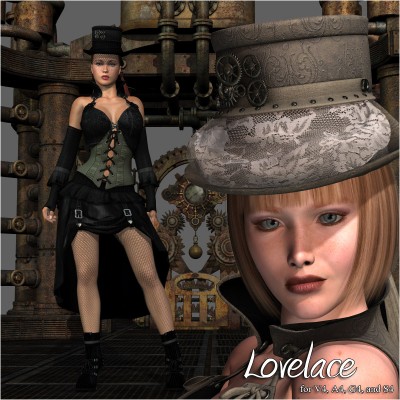 Steampunk Lovelace Clothes V4, A4, G4