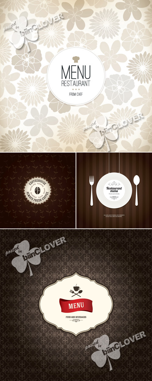 Design for restaurant menu 0342