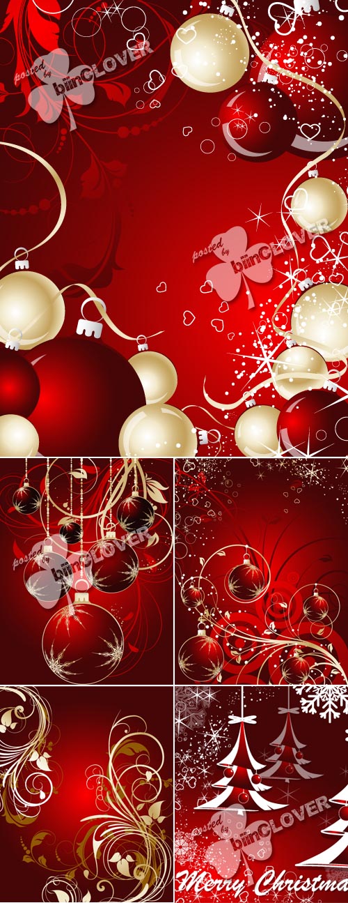 Red Christmas design 0342