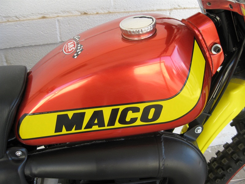Винтажный кроссовый мотоцикл Maico 250 Magnum 1978