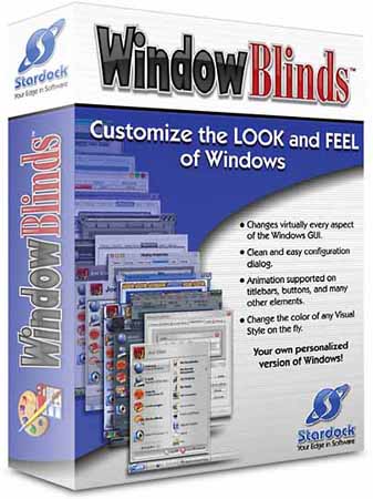 WindowBlinds 7.4.0 build 320 (Public) + 127 best visual styles (2012)