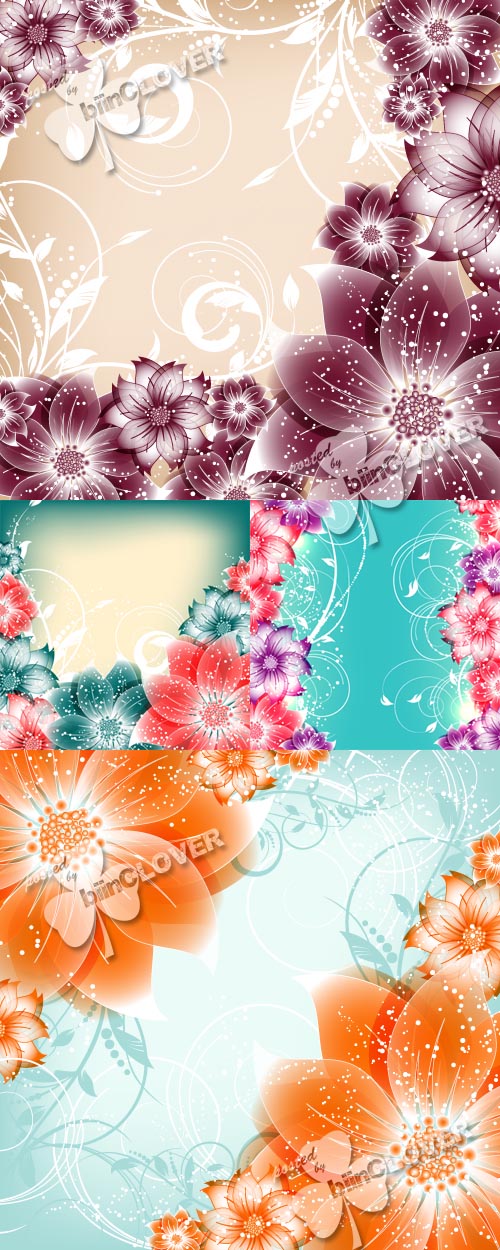 Abstract floral background 0346