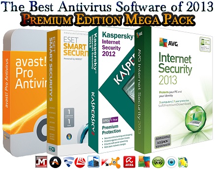 The Best Antivirus Software of 2013 Premium Edition Mega Pack
