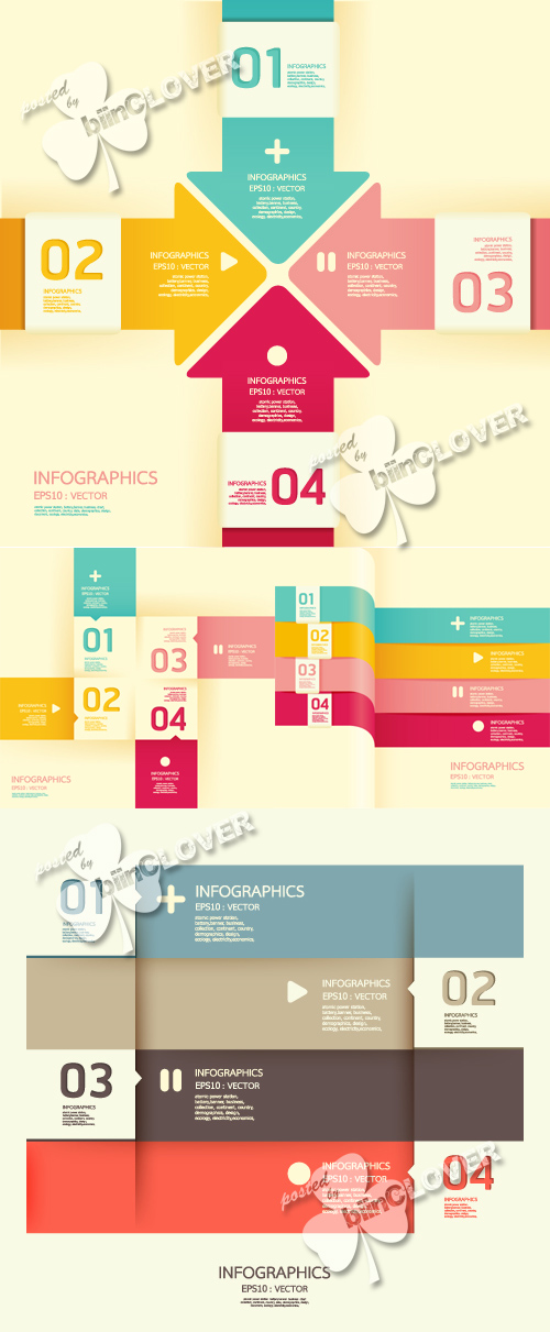 Modern infographics design elements 0357