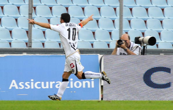 Ди Натале празднует гол в ворота «Катании»