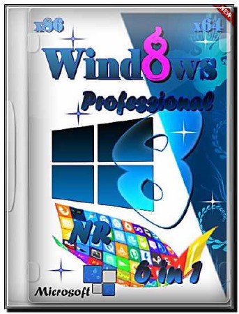 Windows 8 Professional x86/x64 NR 6 in 1 (2013) Rus