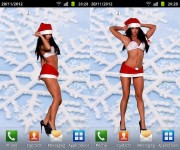 Sexy Miss Santa Dancing LWP v1.03 (Android)