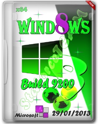 Windows 8 Build 9200 x64 (RU/EN/DE) 29/01/2013 StaforceTEAM