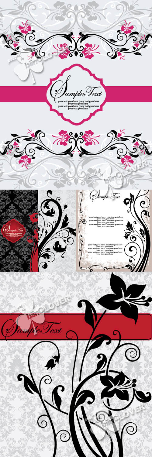 Holiday floral background 0372