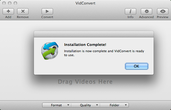 VidConvert - простой конвертер видео