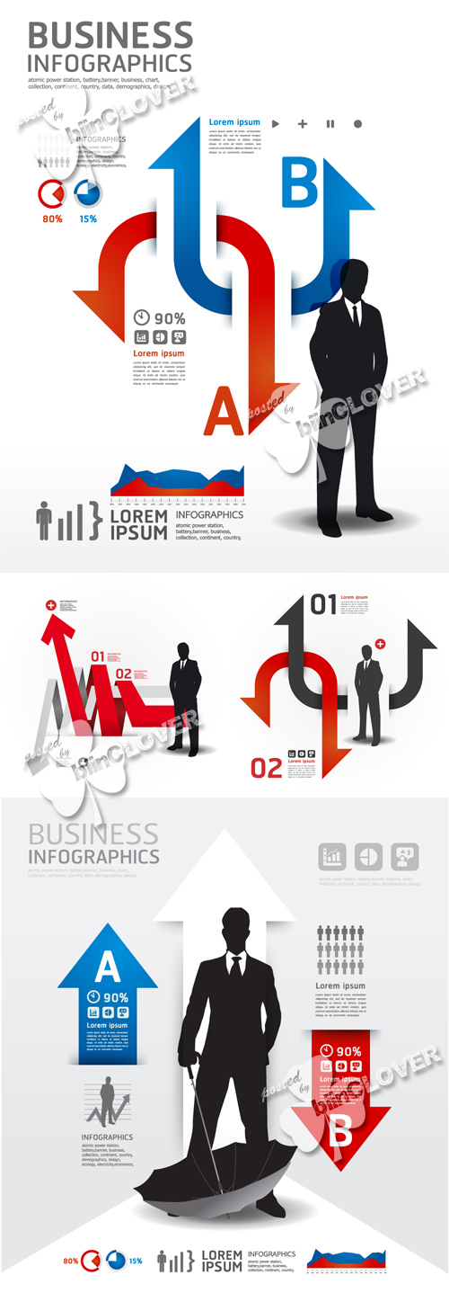 Infographics business concept 0383