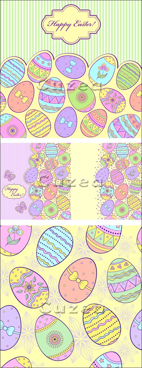    / Gentle vector cards by Easter