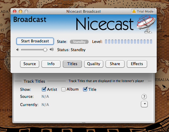 Nicecast - создаем собственную интернет-радиостанцию на Mac!