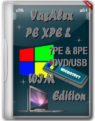 VasAlex PE XPE & 7PE & 8PE x86/x64 DVD/USB WIM Edition 01032013 (2013/ENG/RUS)