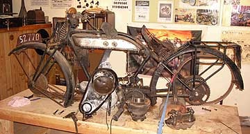 Отреставрированный мотоцикл Norton Model 18 1928