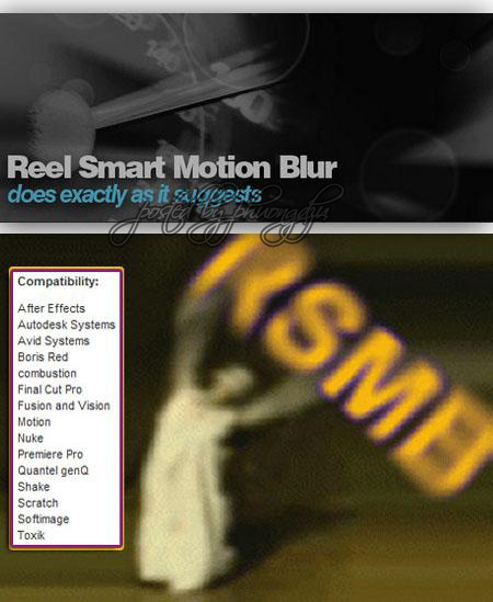 ReelSmart Motion Blur 4 2 1 for Final Cut and Motion