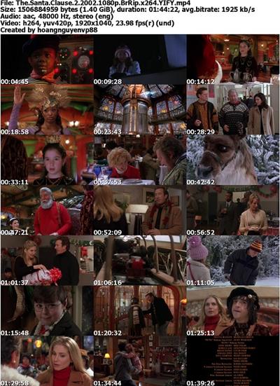 isi26 The Santa Clause 2 2002 1080p BrRip x264YIFY