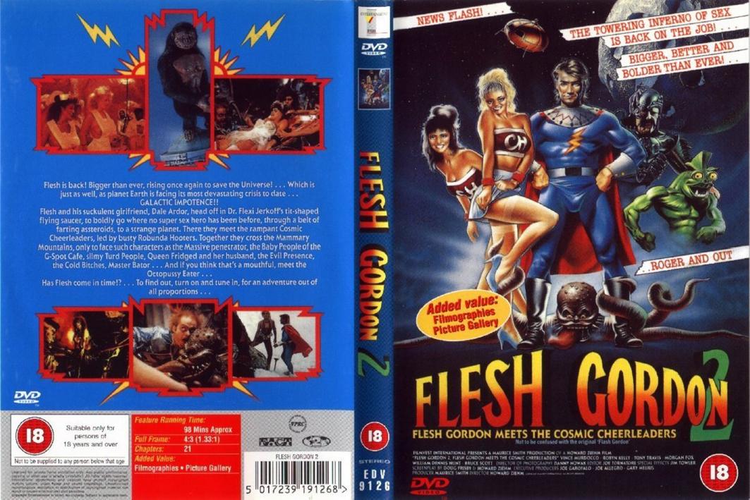 Flesh Gordon Meets the Cosmic Cheerleaders /      (Howard Ziehm, Filmvest International) [1990 ., Erotica/Comedy, DVDRip] [rus]