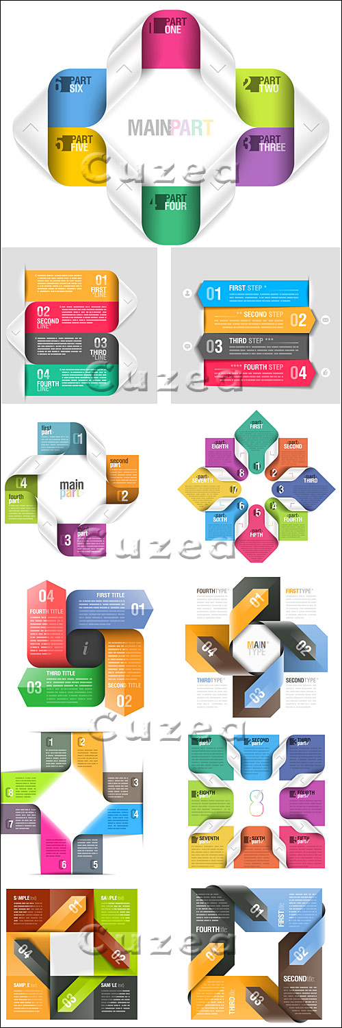  ,  22/ Infographics design template, part 22