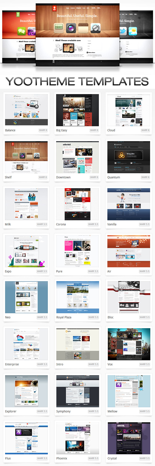 YooTheme Joomla Website Templates & Extensions 2013