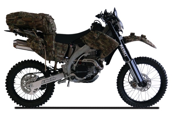 Полноприводный мотоцикл Christini AWD 450 Military