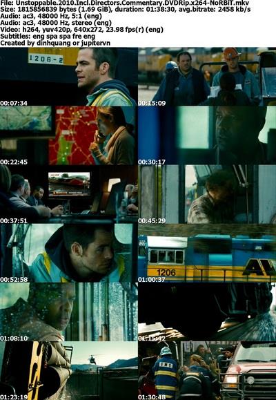 Unstoppable 2010 Incl Directors Commentary DVDRip x264 NoRBiT