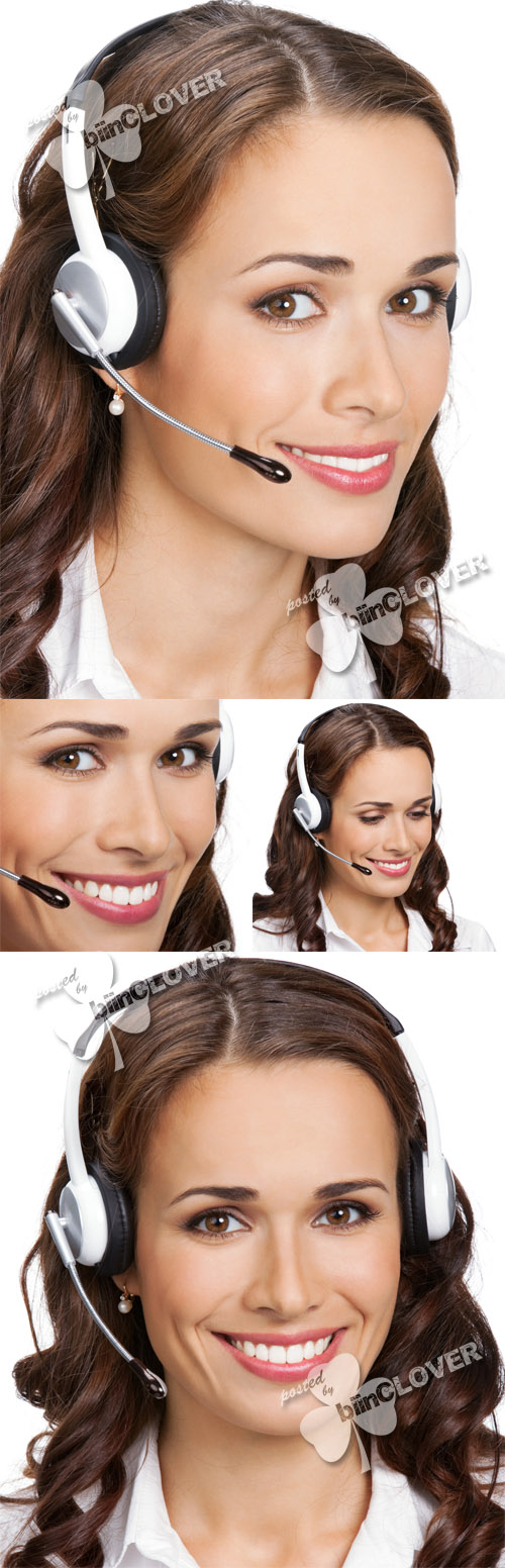 Phone operator with headset 0403