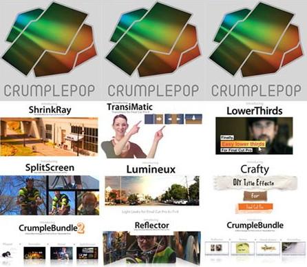 CrumplePop Pack - Film and Broadcast Effects for Final Cut Pro and Final Cut Pro X